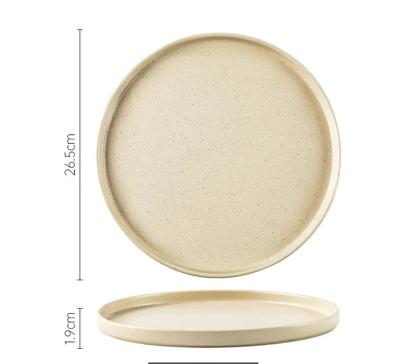 Japanese Stoneware Sesame Glaze Tableware Set