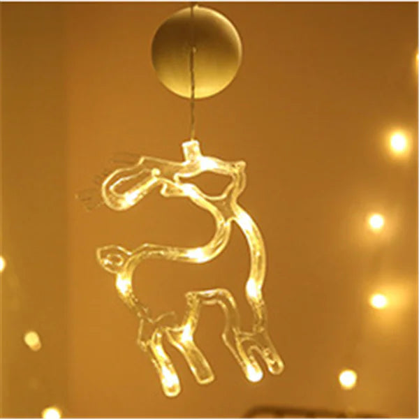 LED Christmas Suction Cup Lights