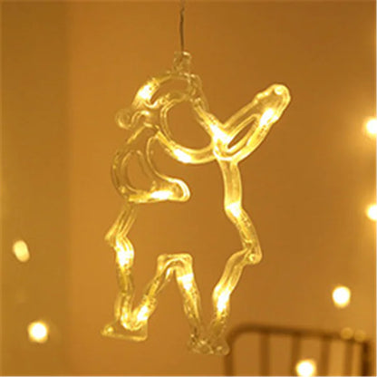 LED Christmas Suction Cup Lights