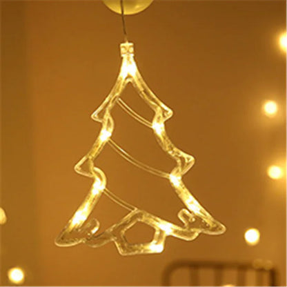 LED Christmas Suction Cup Lights