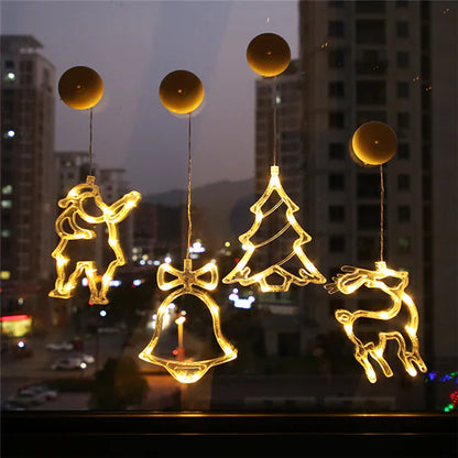 LED Christmas Suction Cup Lights