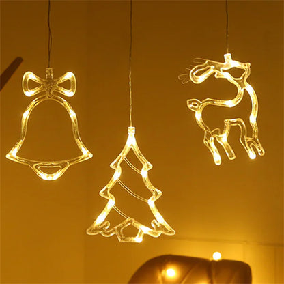 LED Christmas Suction Cup Lights