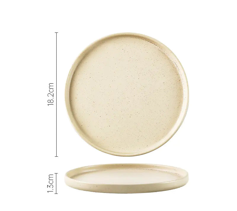 Japanese Stoneware Sesame Glaze Tableware Set