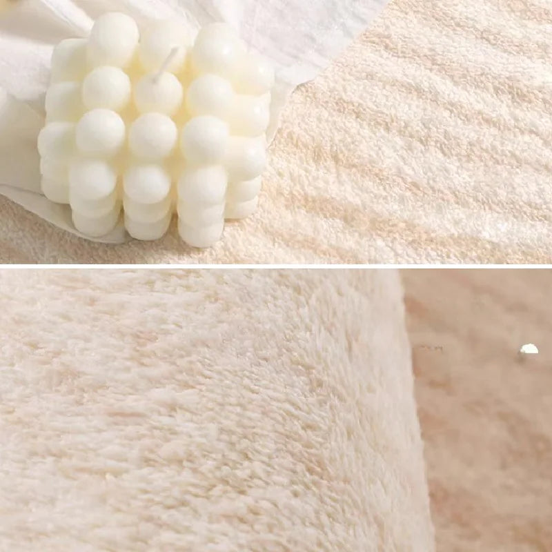 Luxury Short-Pile Faux Cashmere Rug